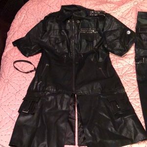 Women’s 2X studded leather outfit